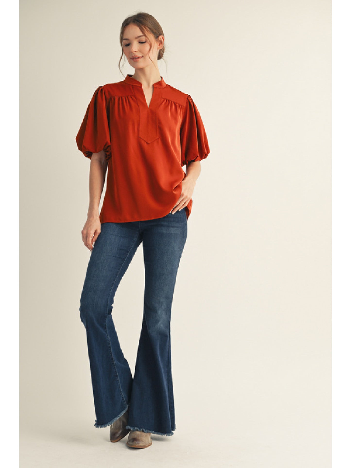 Mock Neck Top