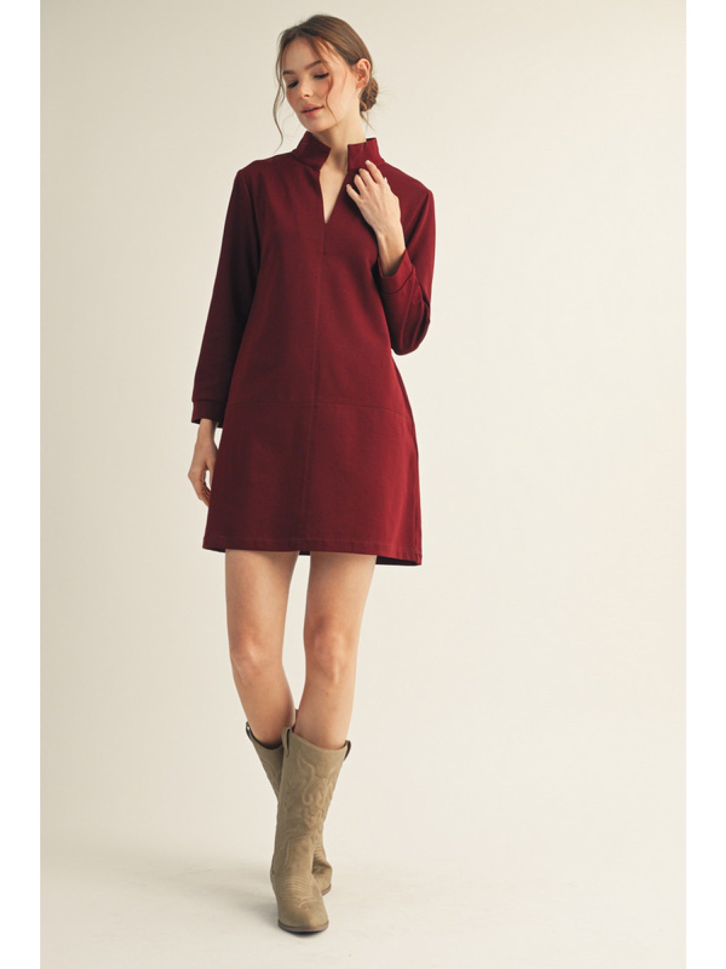 Collared Shift Dress