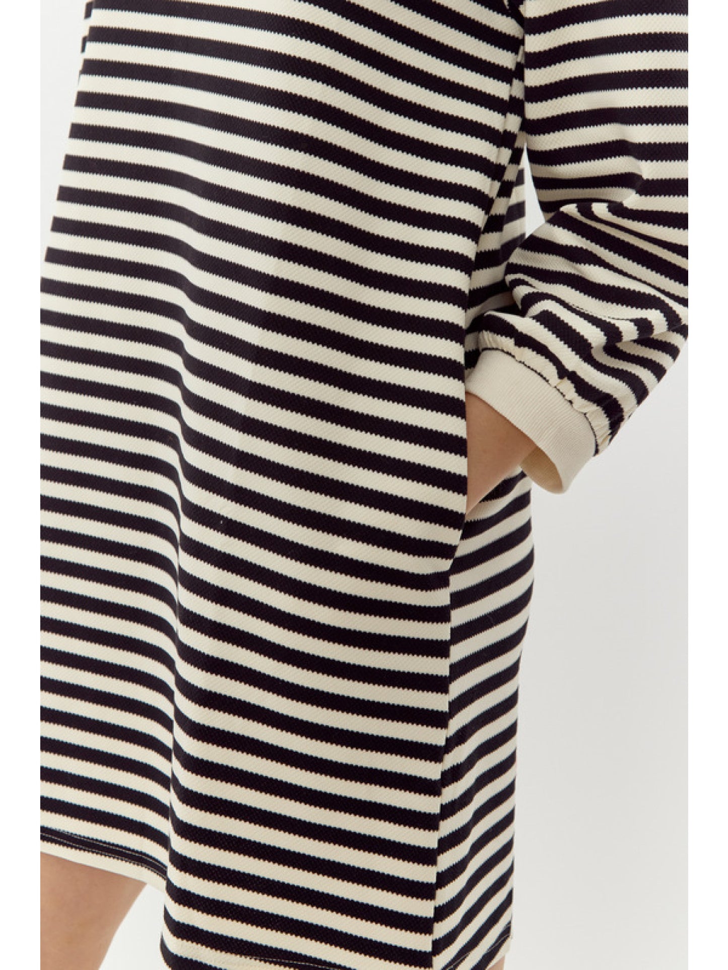 Quarter Sleeve Stripe Dress
