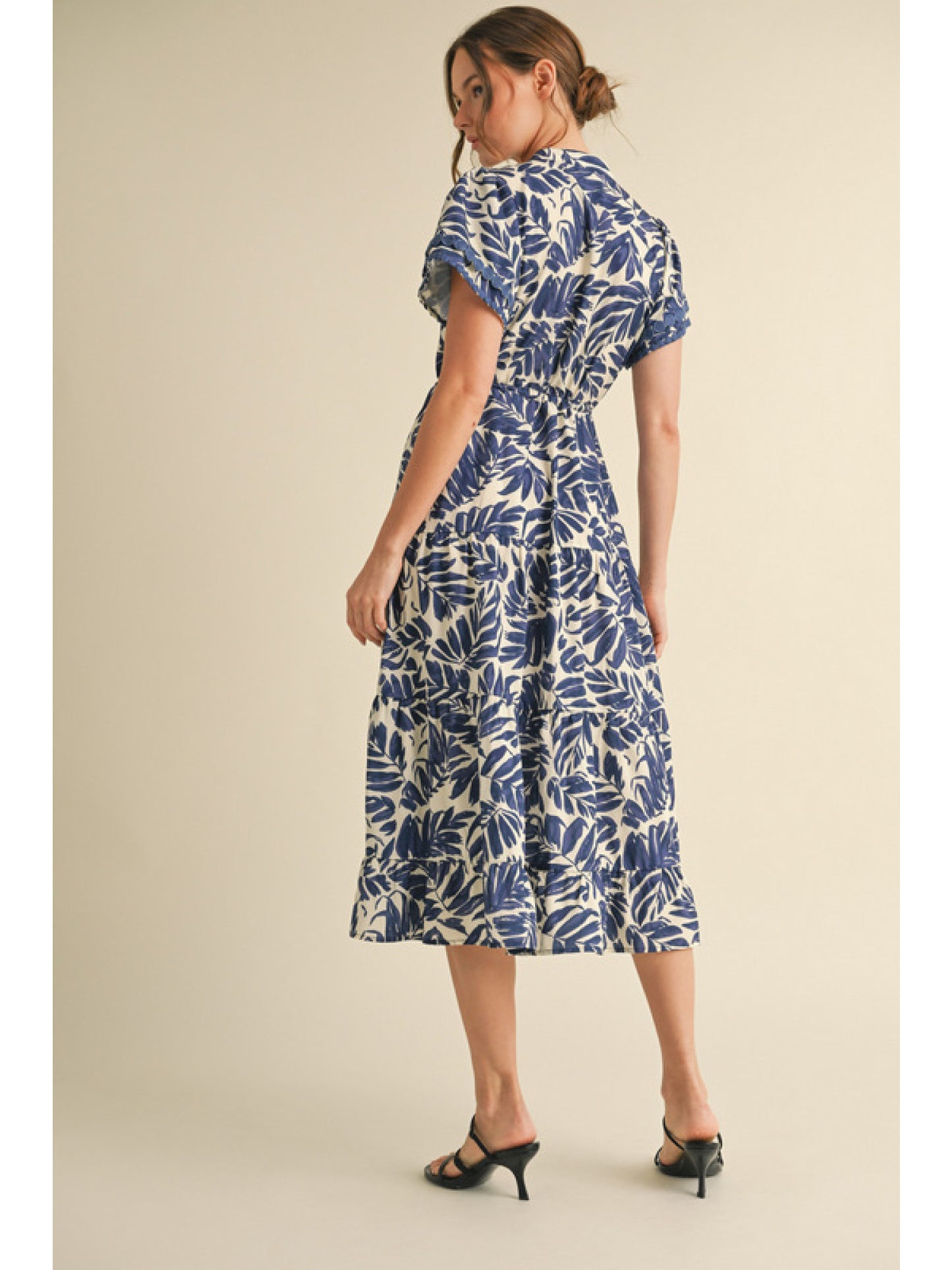 Navy Midi Dress