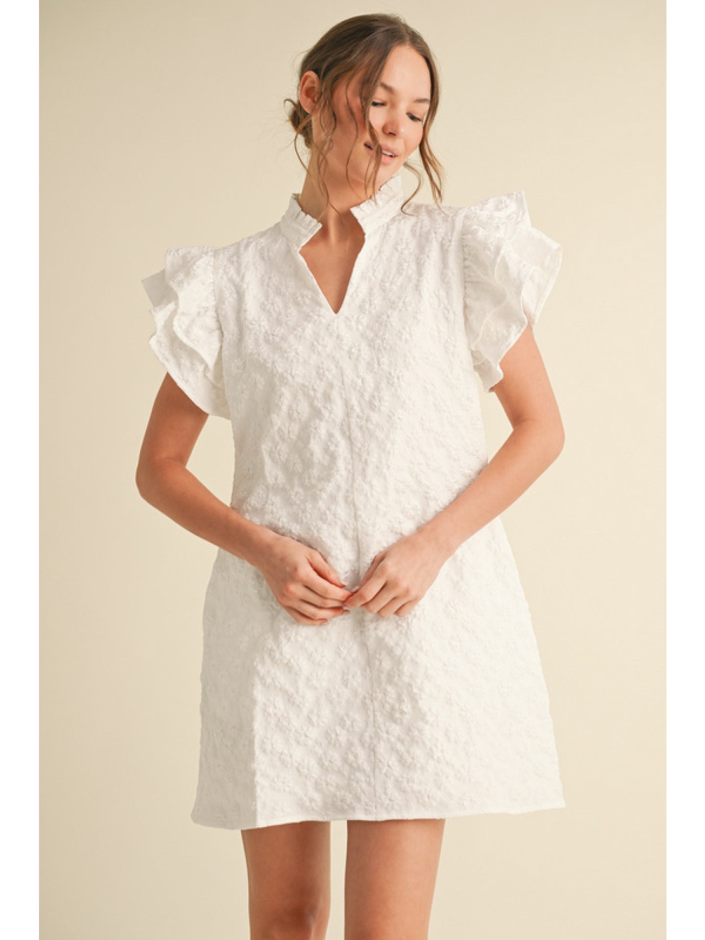 Floral Embroidered Dress