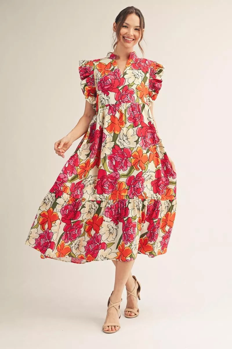 Floral Midi Dress