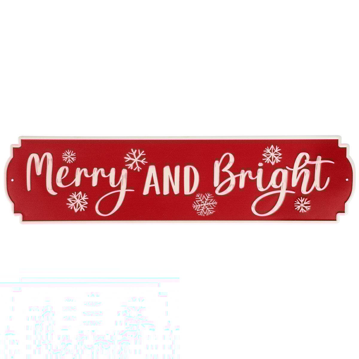 Merry and Bright Wall Sign
