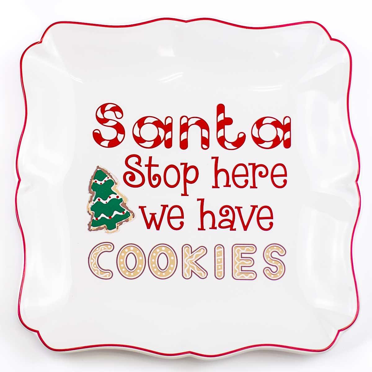 Santa Cookie Platter