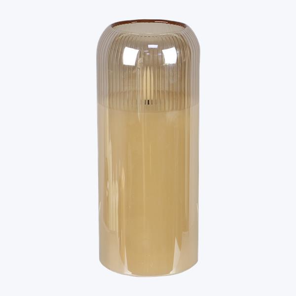 Large Amber LED Candle