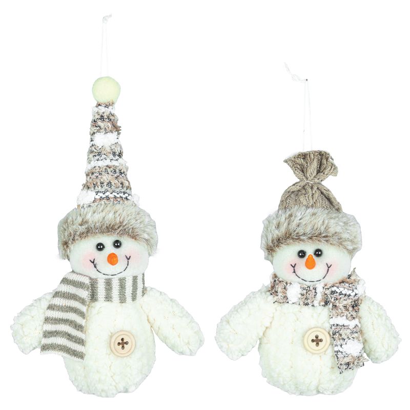 Snowman Plush Ornament