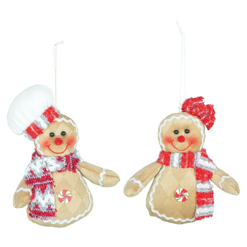 Peppermint Gingerbread Ornament