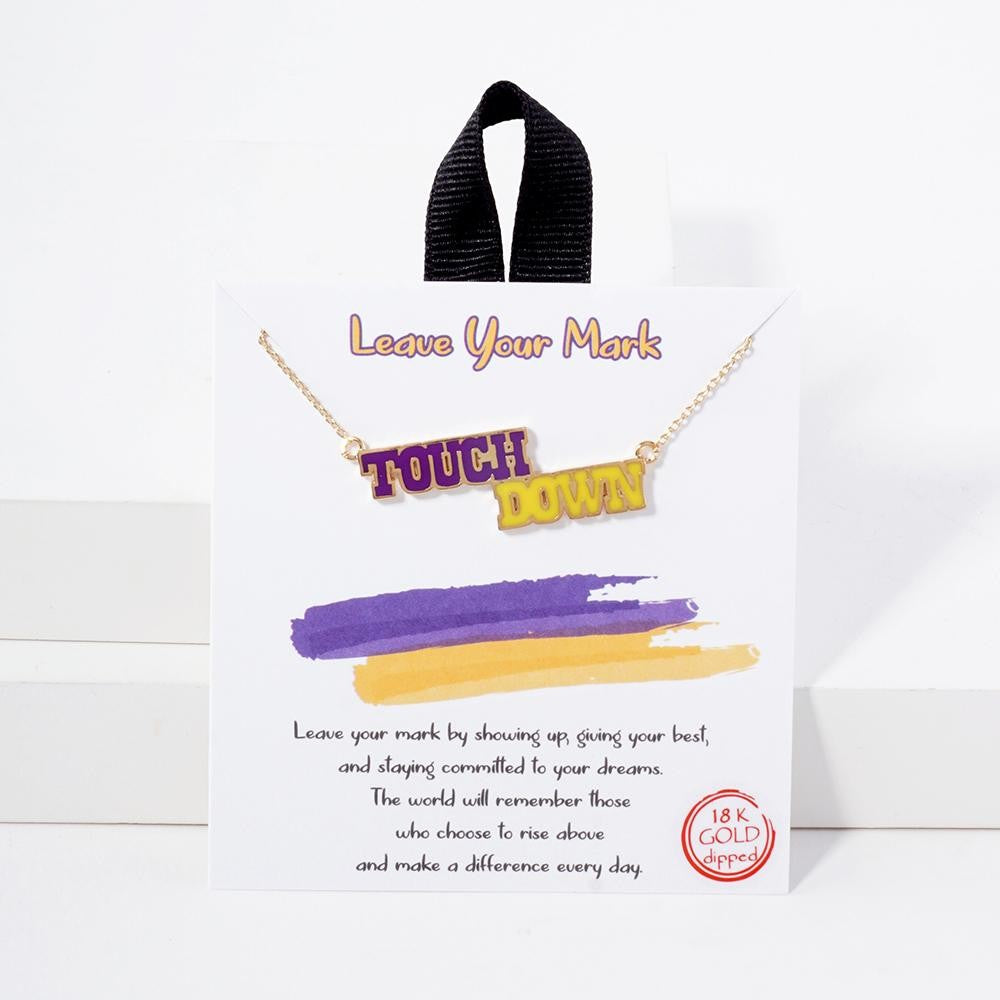 Touchdown Necklace