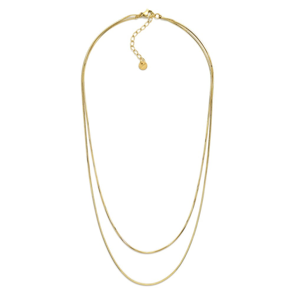 Two Layer Chain Necklace