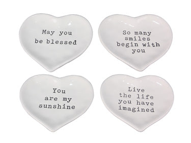 Ceramic Heart Trinket Dish