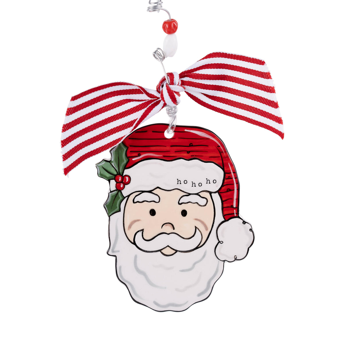 Santa Flat Ornament