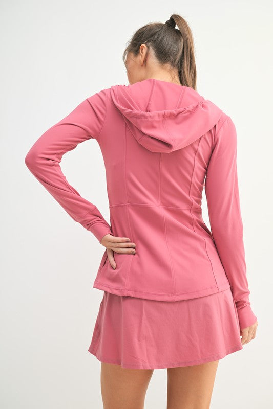 Blush Zip Up Jacket