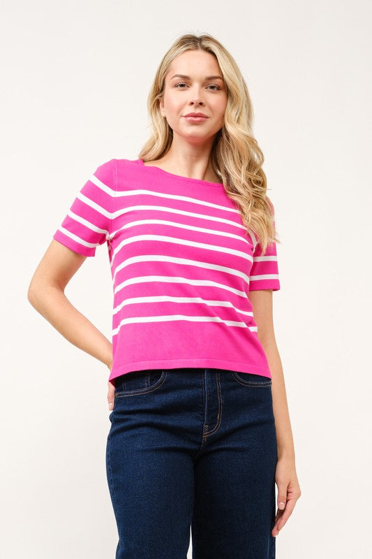 Stripe Pullover Sweater
