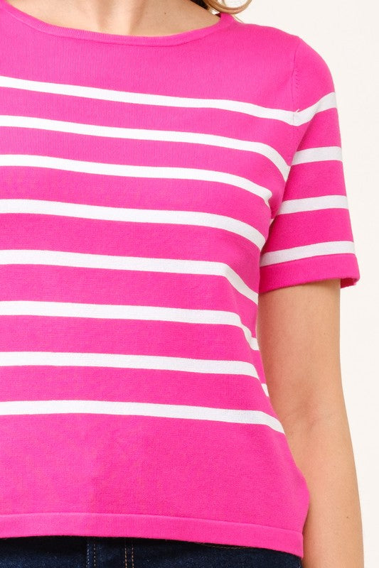Stripe Pullover Sweater