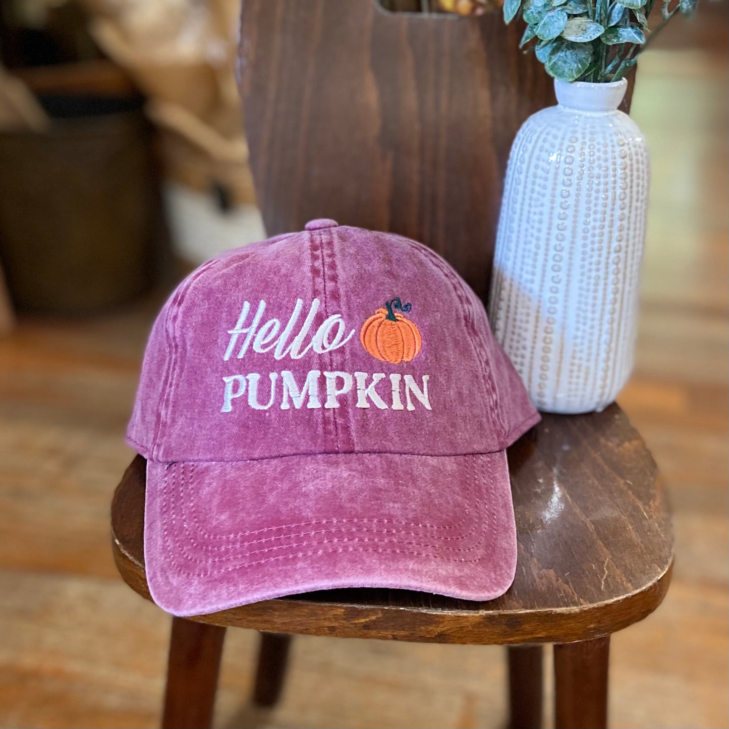 Hello Pumpkin Cap