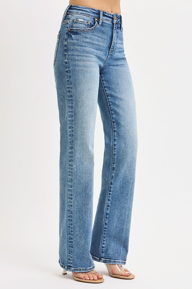 Risen Tummy Control Straight Jeans