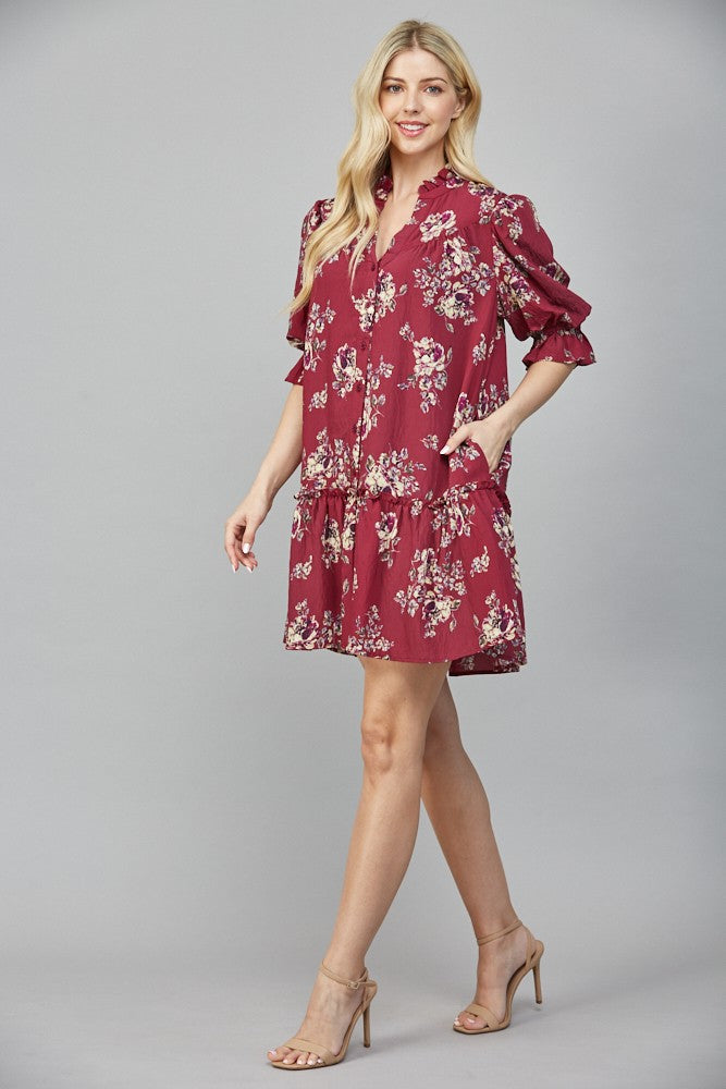 Floral Mini Dress