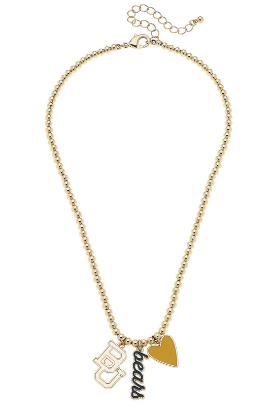 Ball Bead Charm Necklace