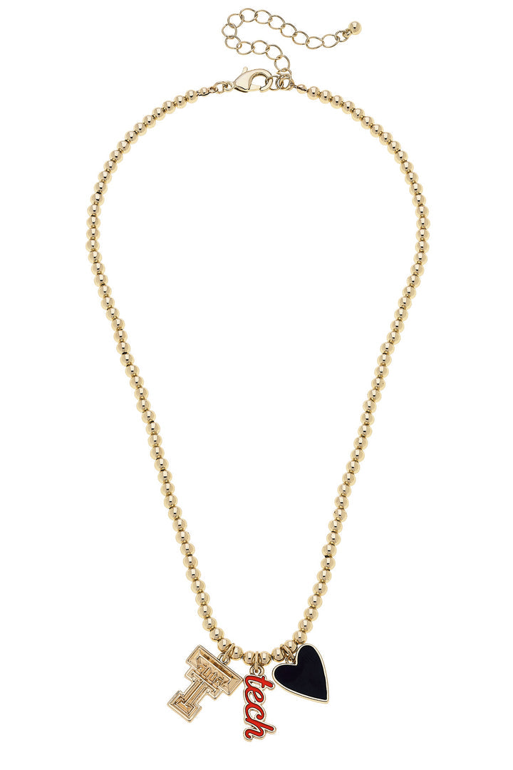Ball Bead Charm Necklace
