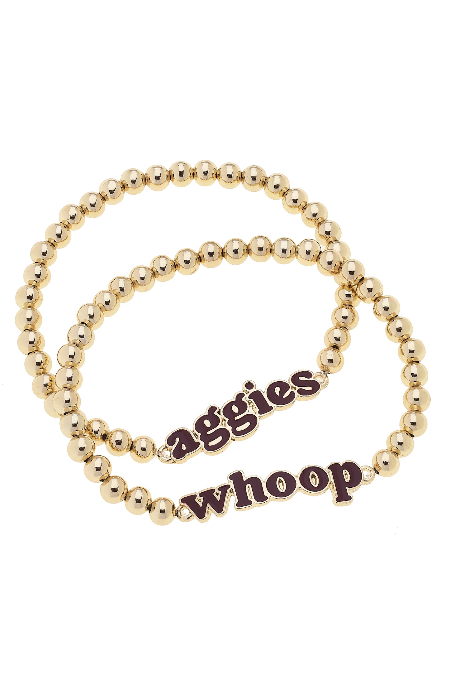 Slogan Ballbead Bracelet