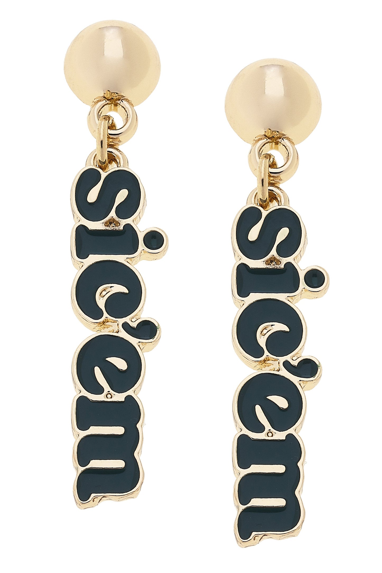 Slogan Earrings