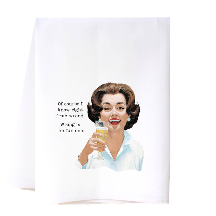 Right From Wrong Towel