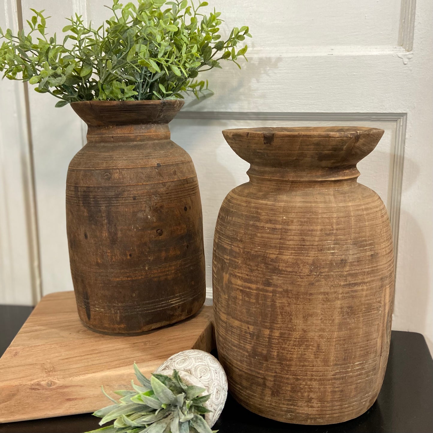 Wood Vase