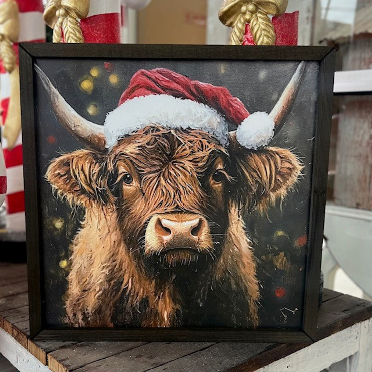 Christmas Highland Frame