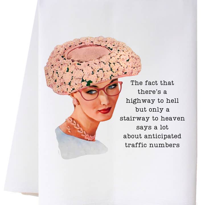 Traffic Numbers Towel