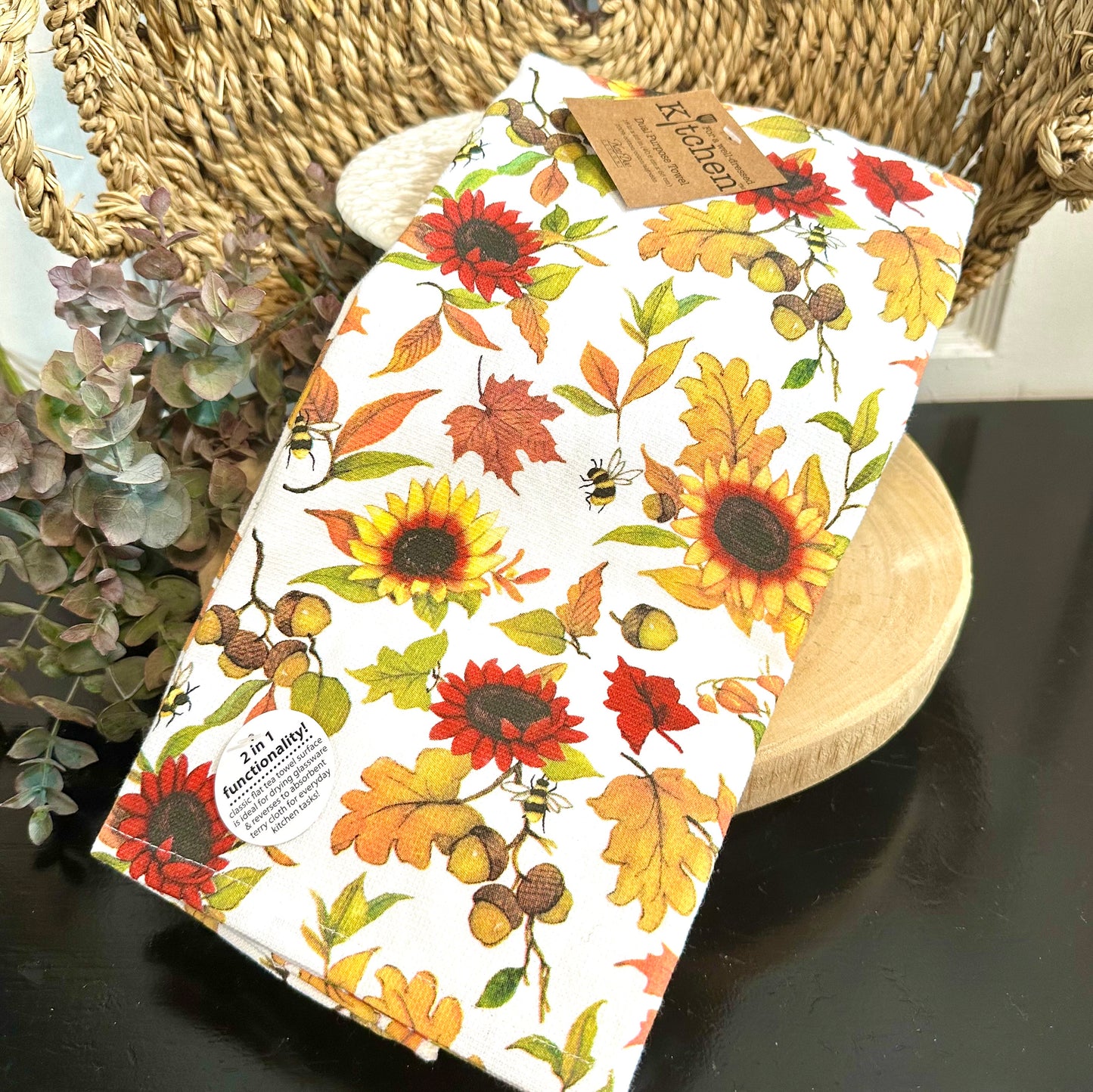 Harvest Sunflower Towel
