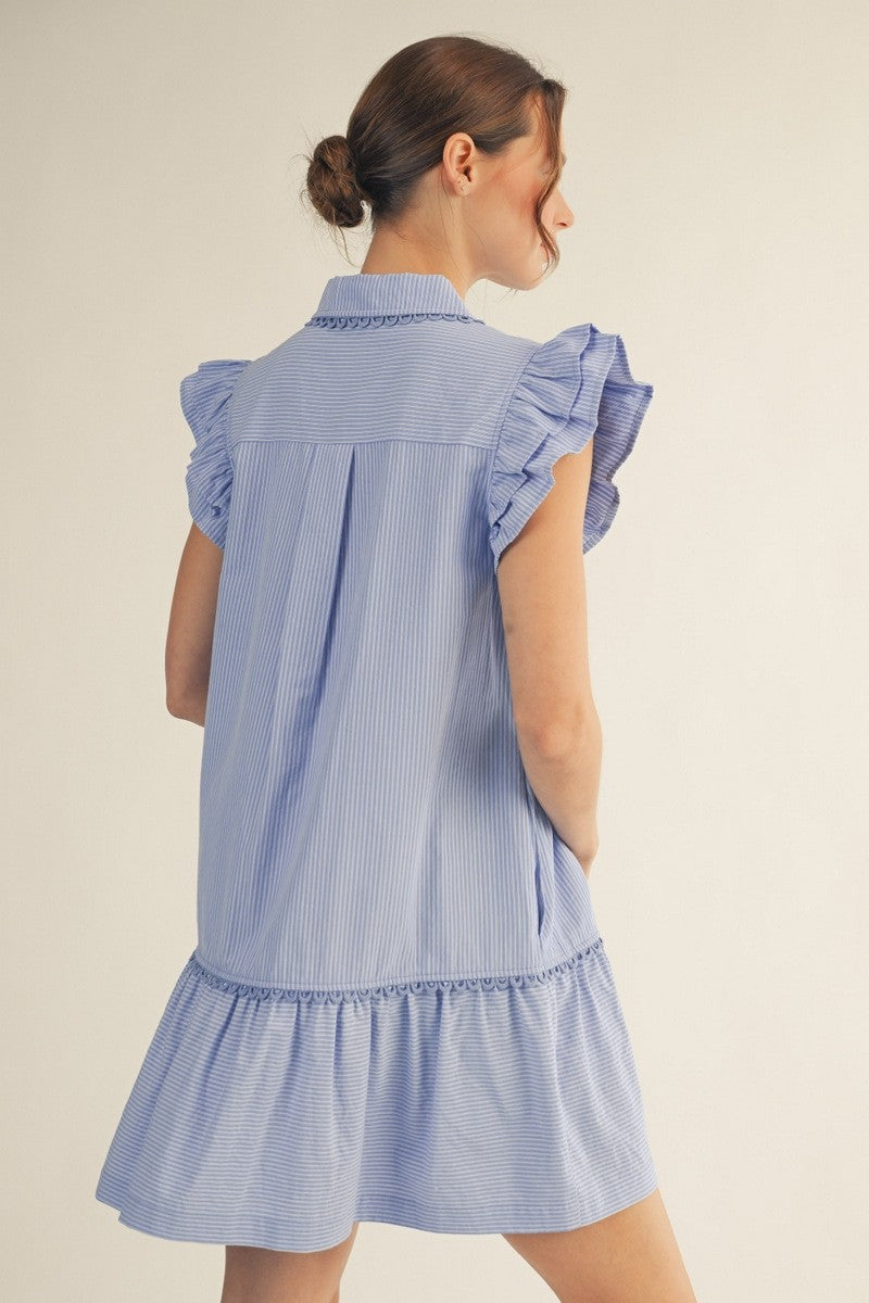 Pinstripe Dress