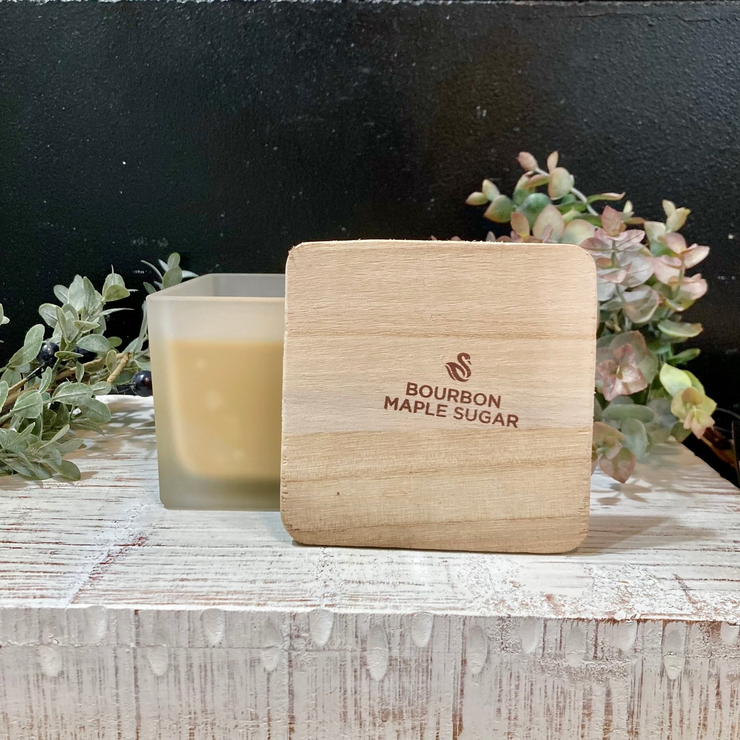 Swan Creek Frosted Glass Candle