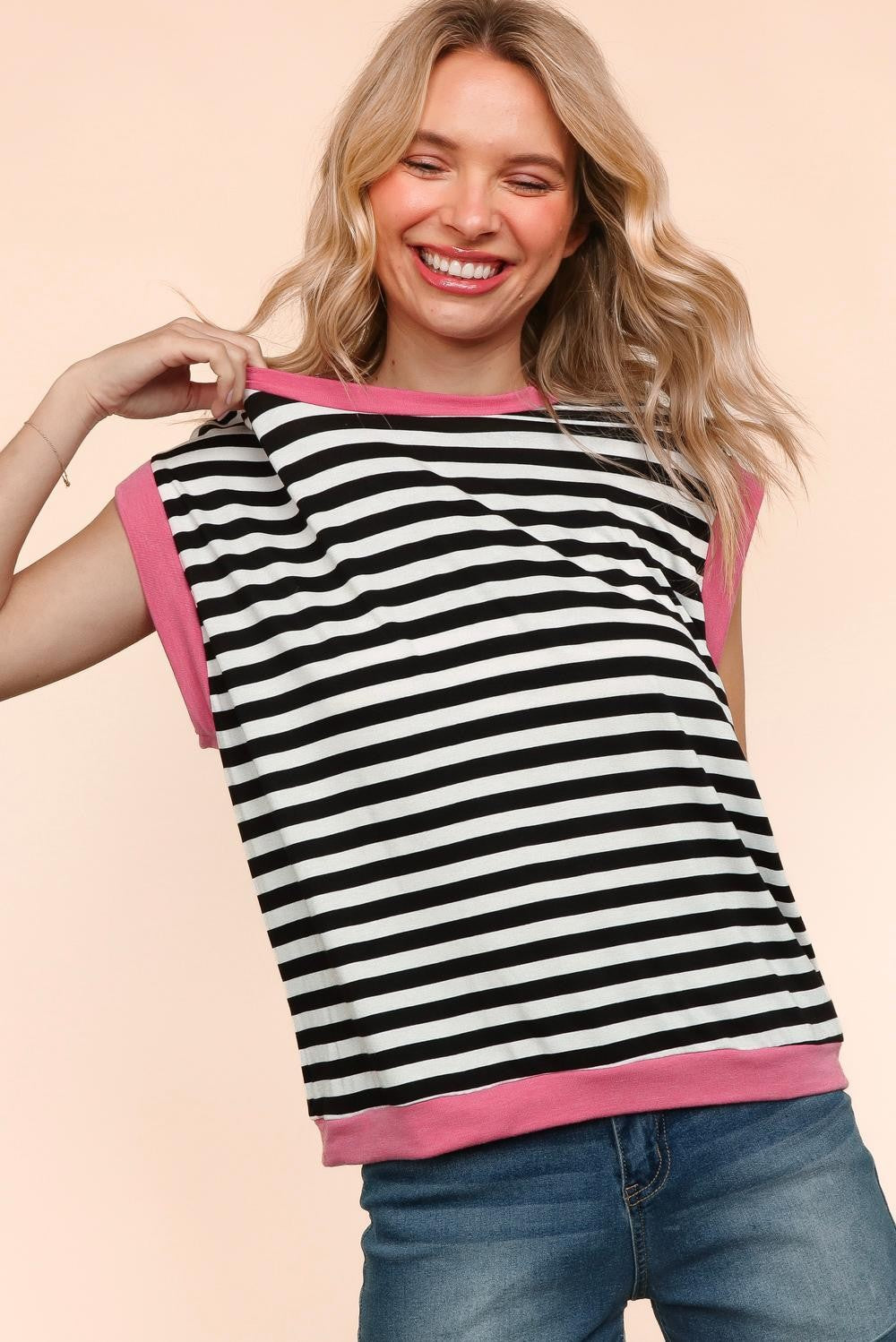Stripe Knit Top