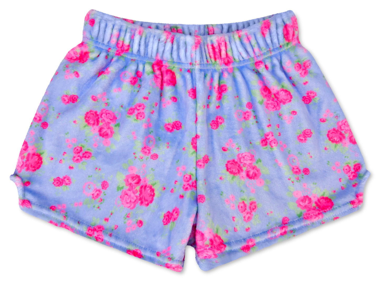 Floral Plush Shorts