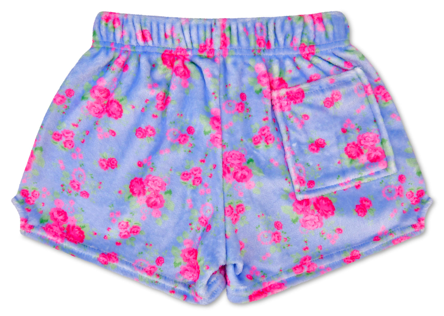 Floral Plush Shorts
