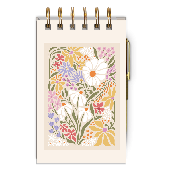 Spiral Notepad in Flower Market