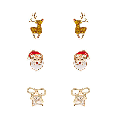 Santa Earring Set
