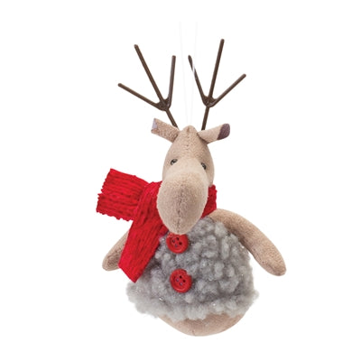 Plush Deer Ornament