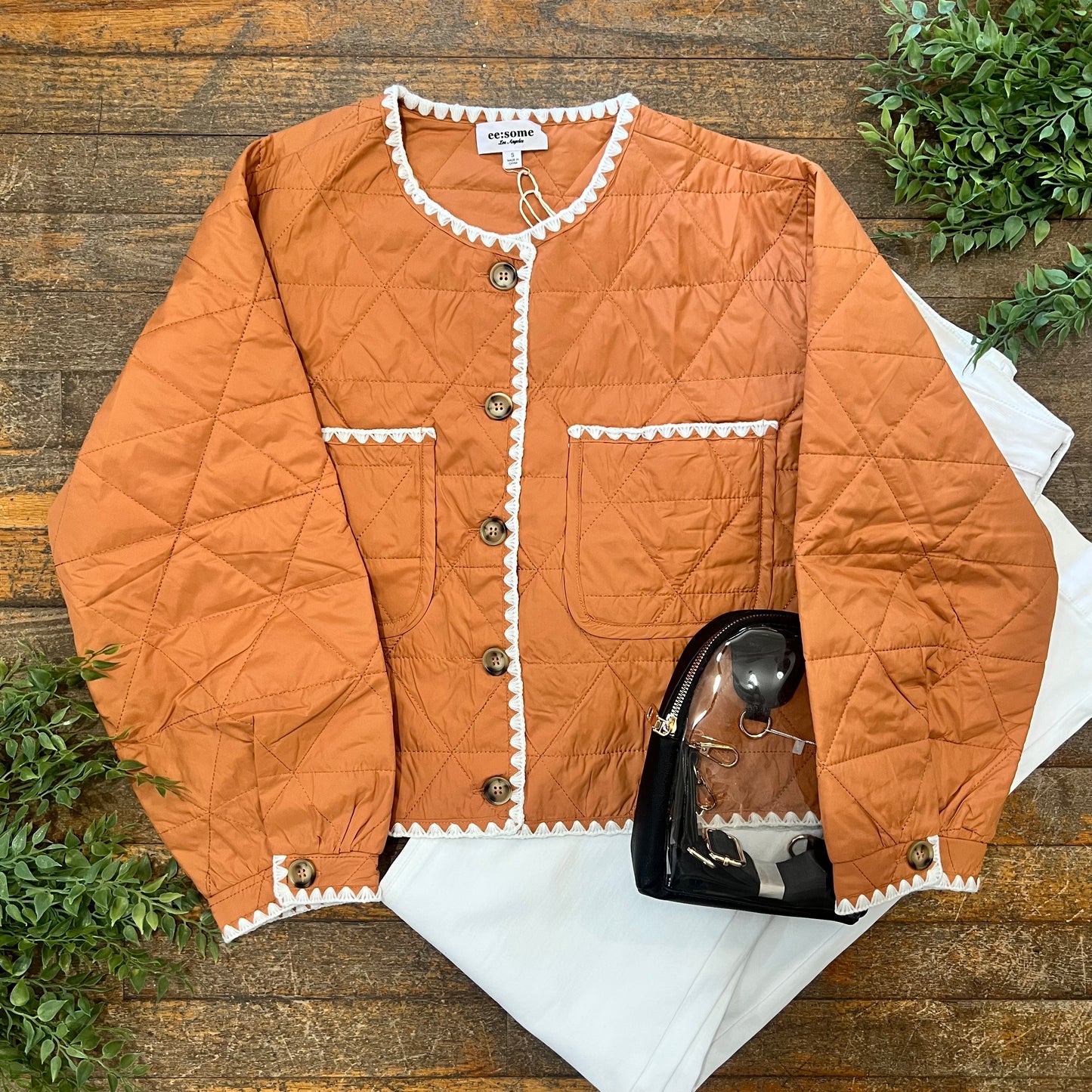 Rust Quilt Jacket