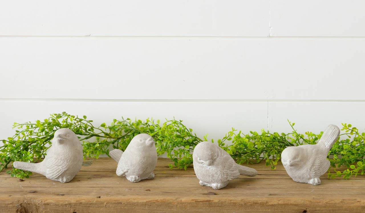 Cement Bird Figurine