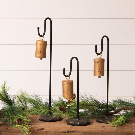 Shepherd Hook Bells in 3 Sizes