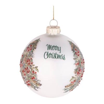 Christmas Glass Ornament