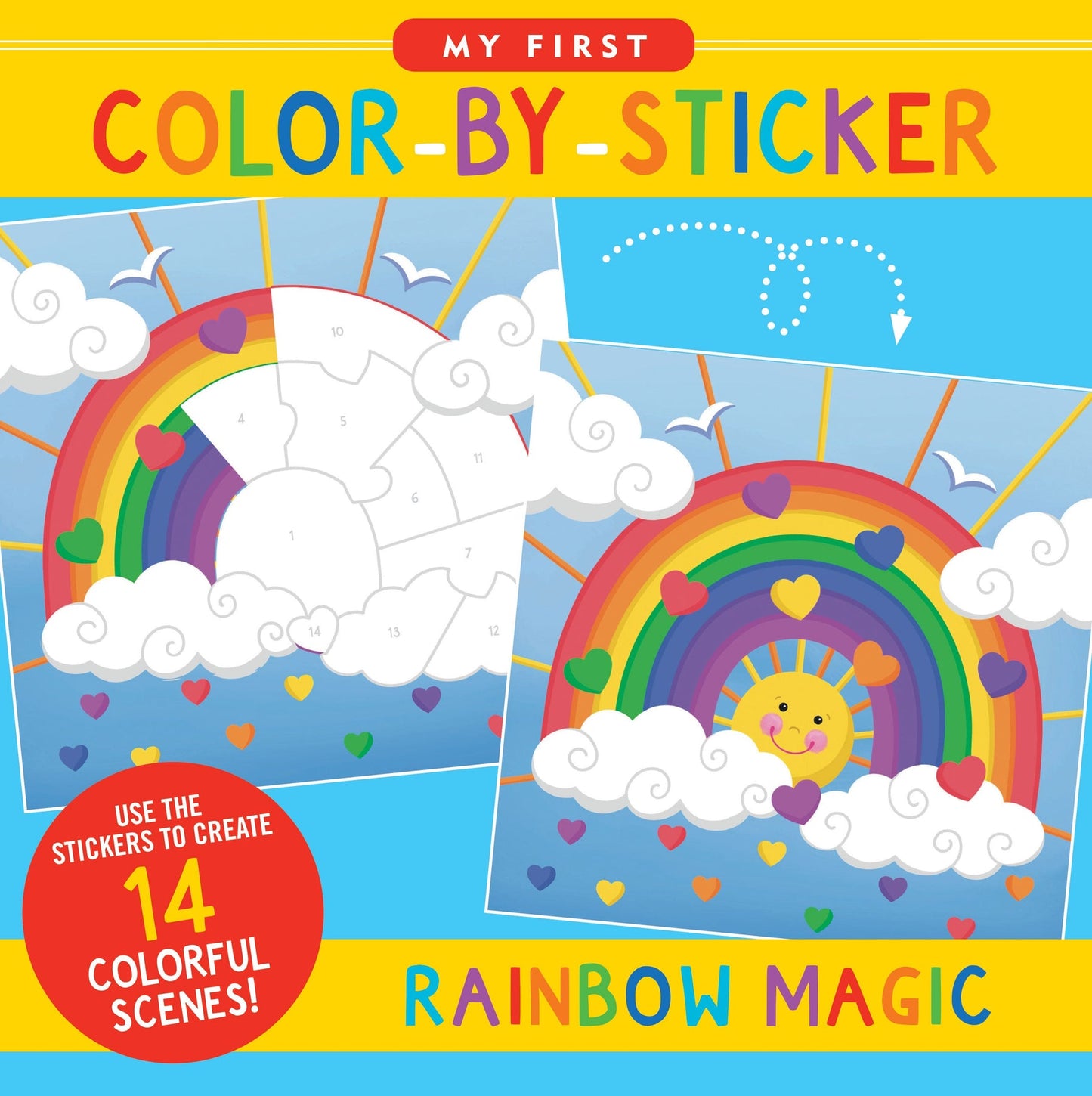 My First Color-By-Sticker Book- Rainbow Magic