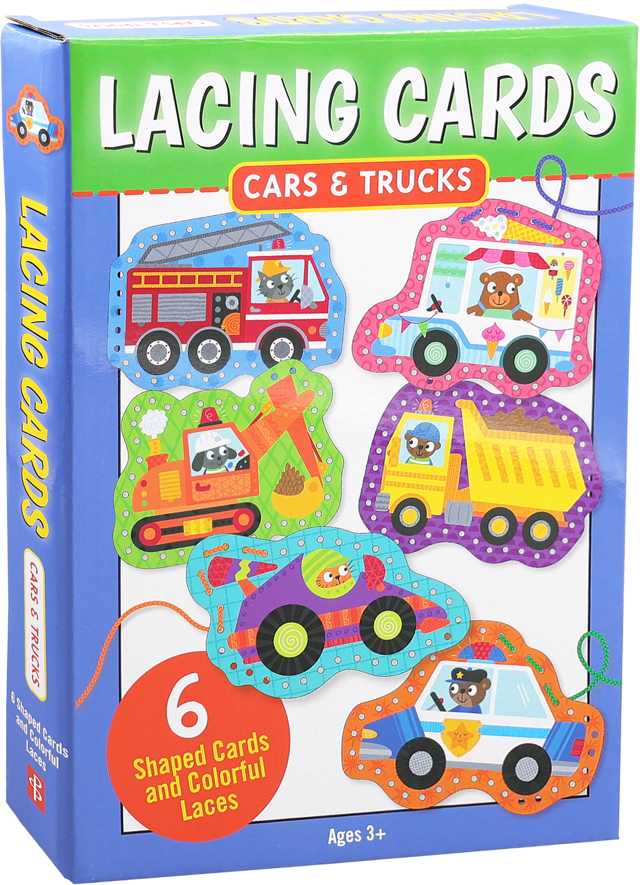 Cars Truck Lacing Cards
