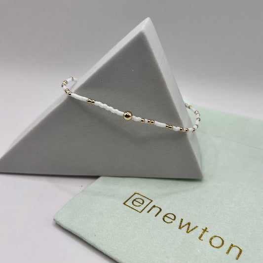 enewton Extends Hope Unwritten Bracelet- White