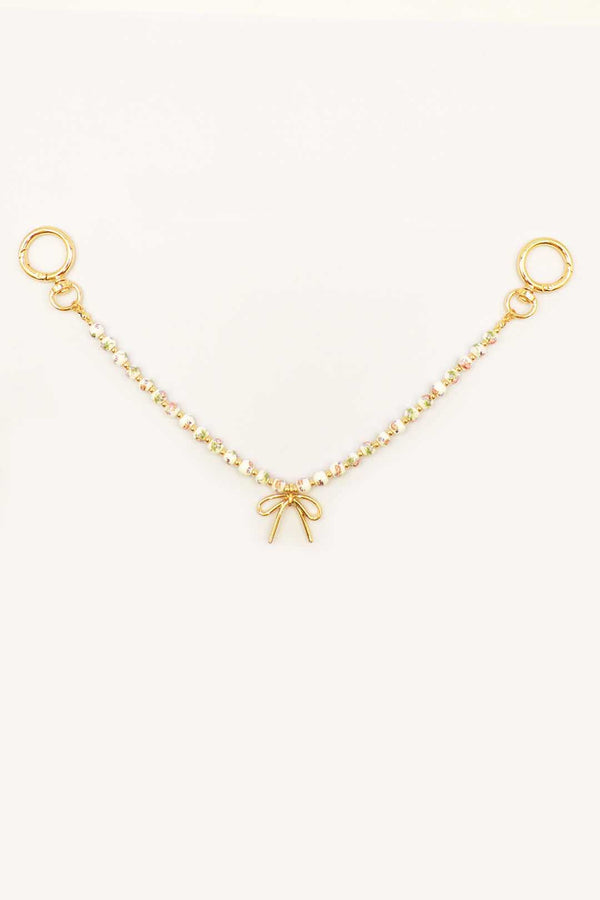 Pink and White Charm Chain