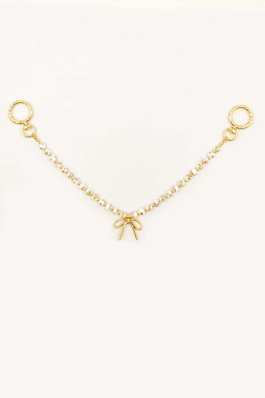 Pink and White Charm Chain