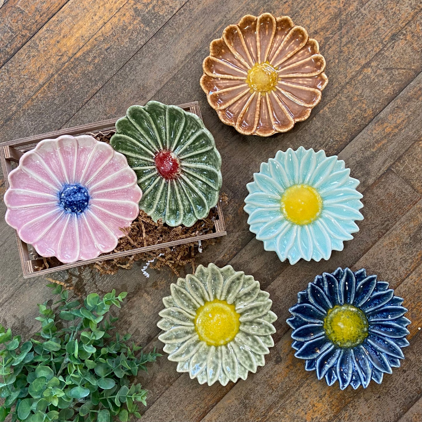 Flower Stone Plate