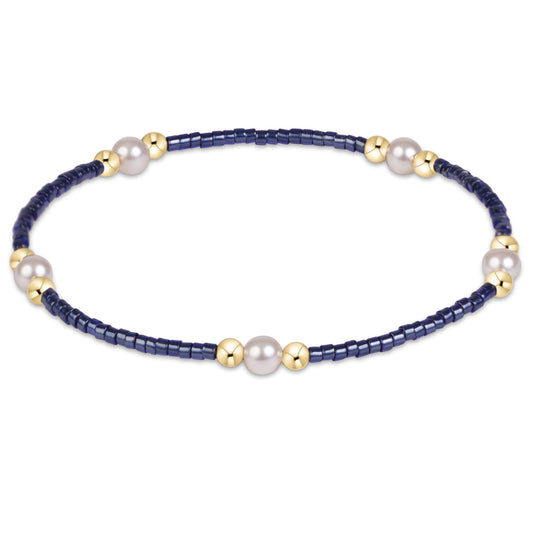 enewton Hope Purpose Pearl Bracelet - Navy