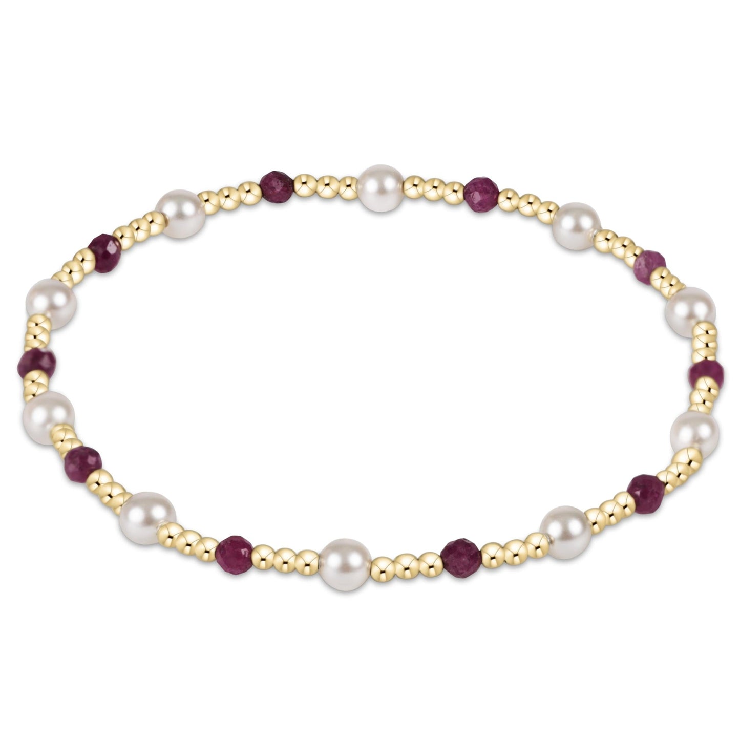 enewton Pearl Sincerity 4mm Ruby Bracelet